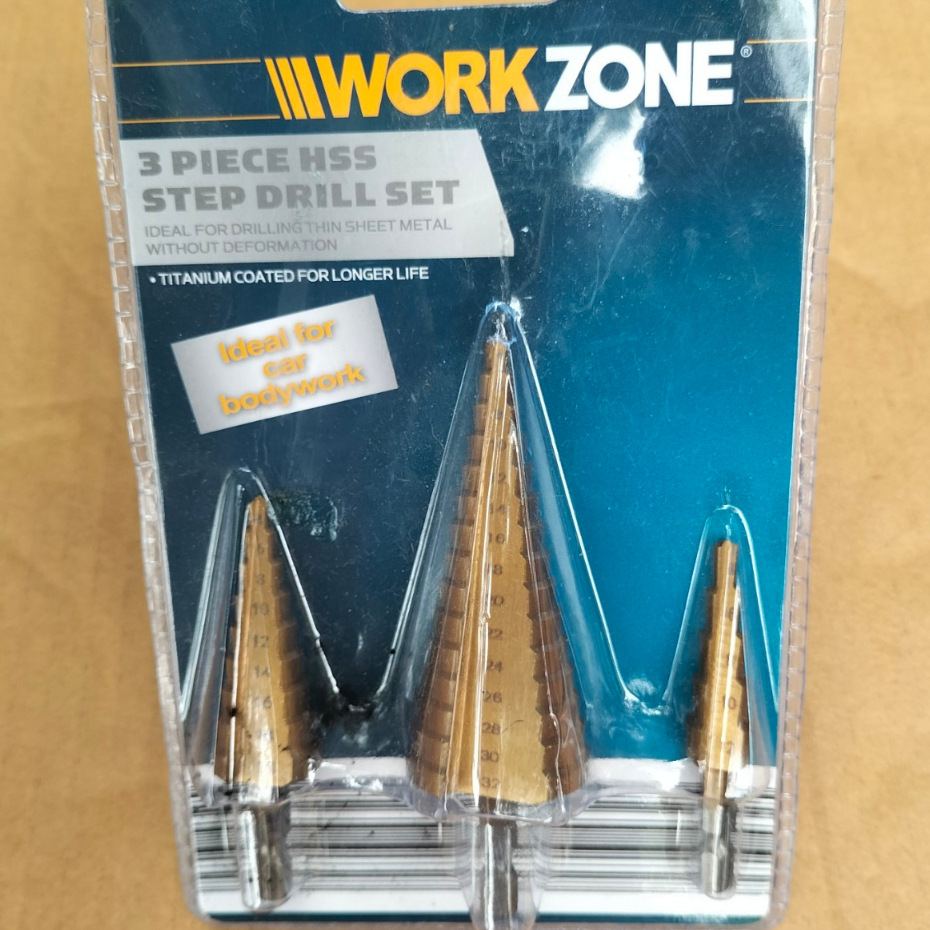 Bộ 3 mũi khoan tháp siêu cứng, đường kính từ 4mm-32mm