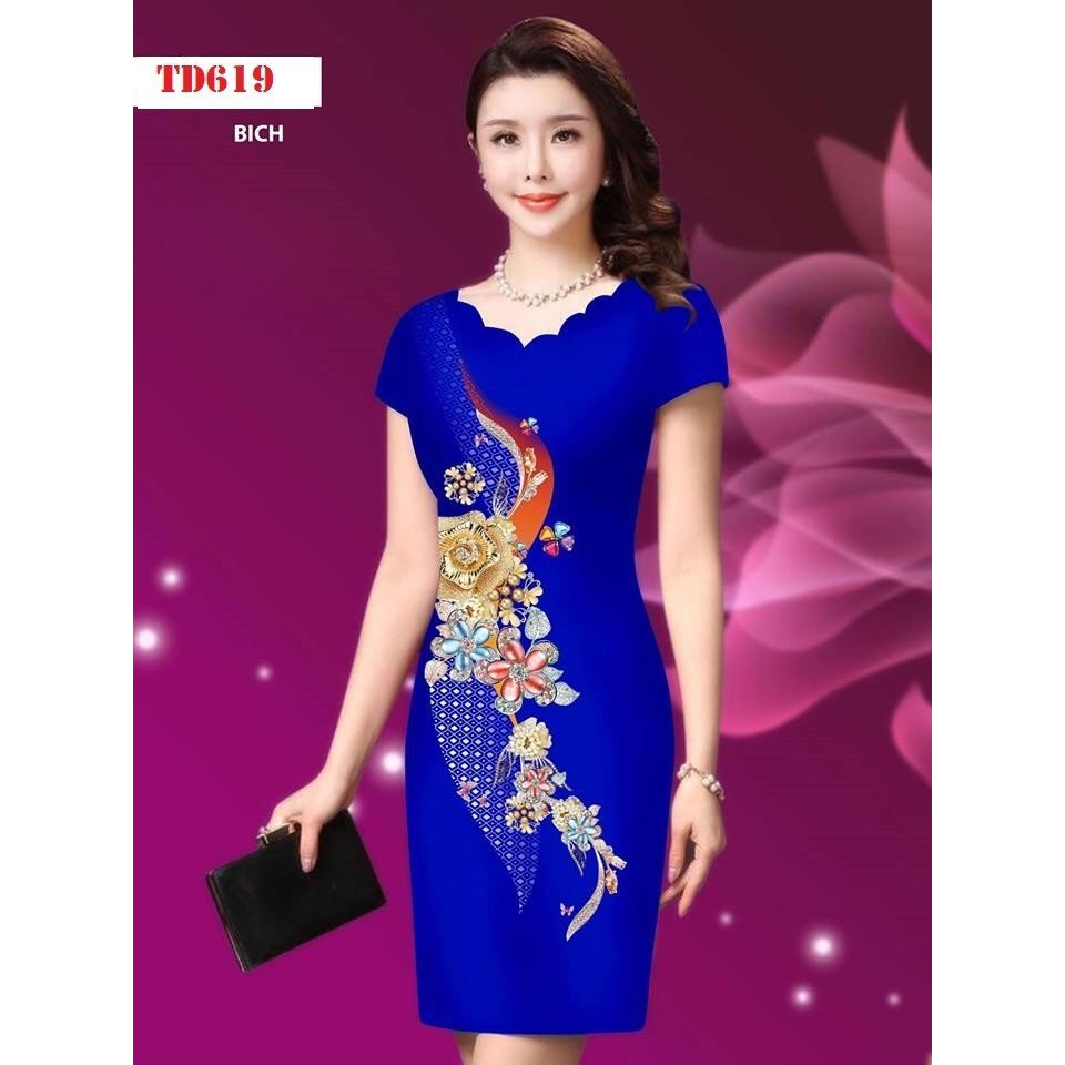 ĐẦM TRUNG NIÊN siêu đẹp siêu sang- tặng bà tặng mẹ rất ý nghĩa !