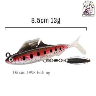 Mồi mềm câu cá lóc thòi lòi, mồi câu lure 13 chìm nhanh câu cá nheo