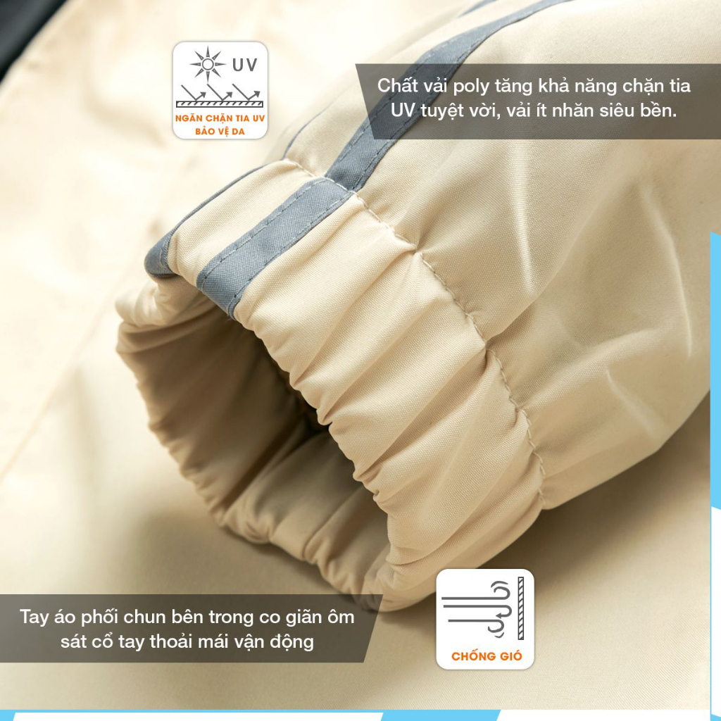 Áo khoác dù nam có nón phối viền trẻ trung SPMAKD46 Pigofashion