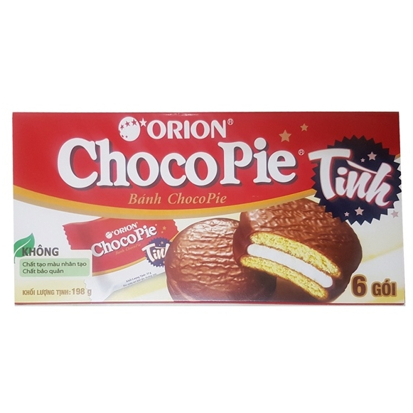 Bánh Choco-pie hộp 198g (6 cái)