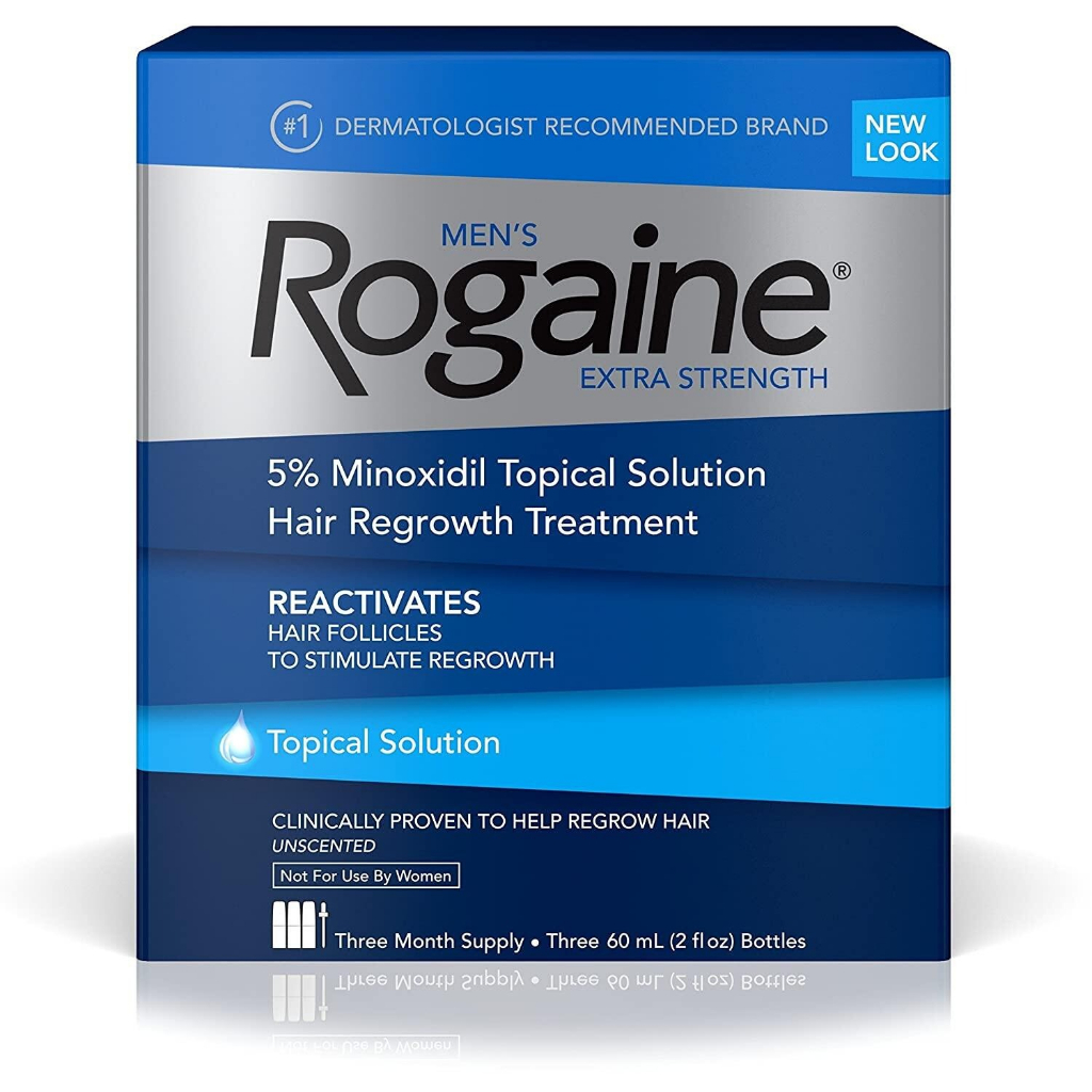 Tinh chất mọc tóc cho nam Men's Rogaine 5% Minoxidil Solution 3x60ml