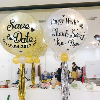 Bóng Jumbo Kèm In Decan Tên Theo Yêu Cầu