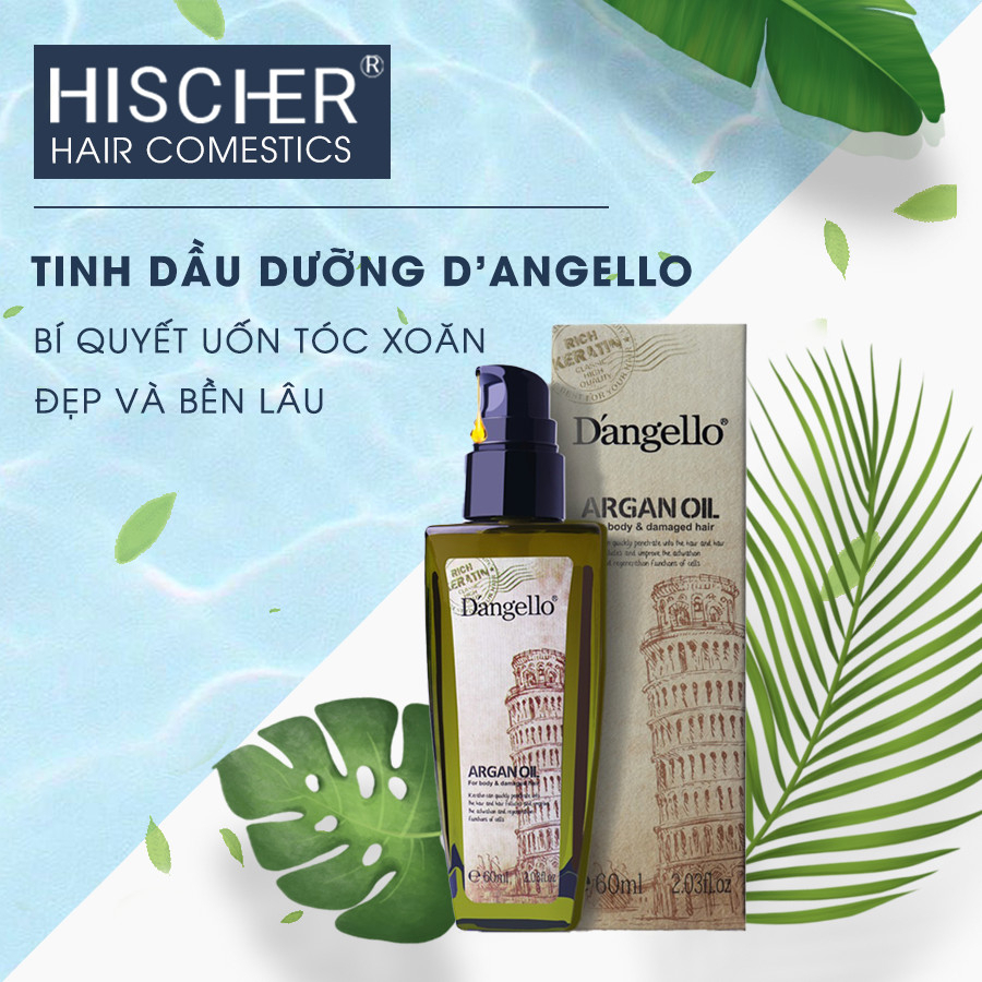 Tinh dầu dưỡng tóc 𝗗’𝗔𝗡𝗚𝗘𝗟𝗟𝗢 keratin 60ml