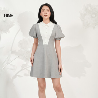 Váy mini phối cổ trắng hime h020