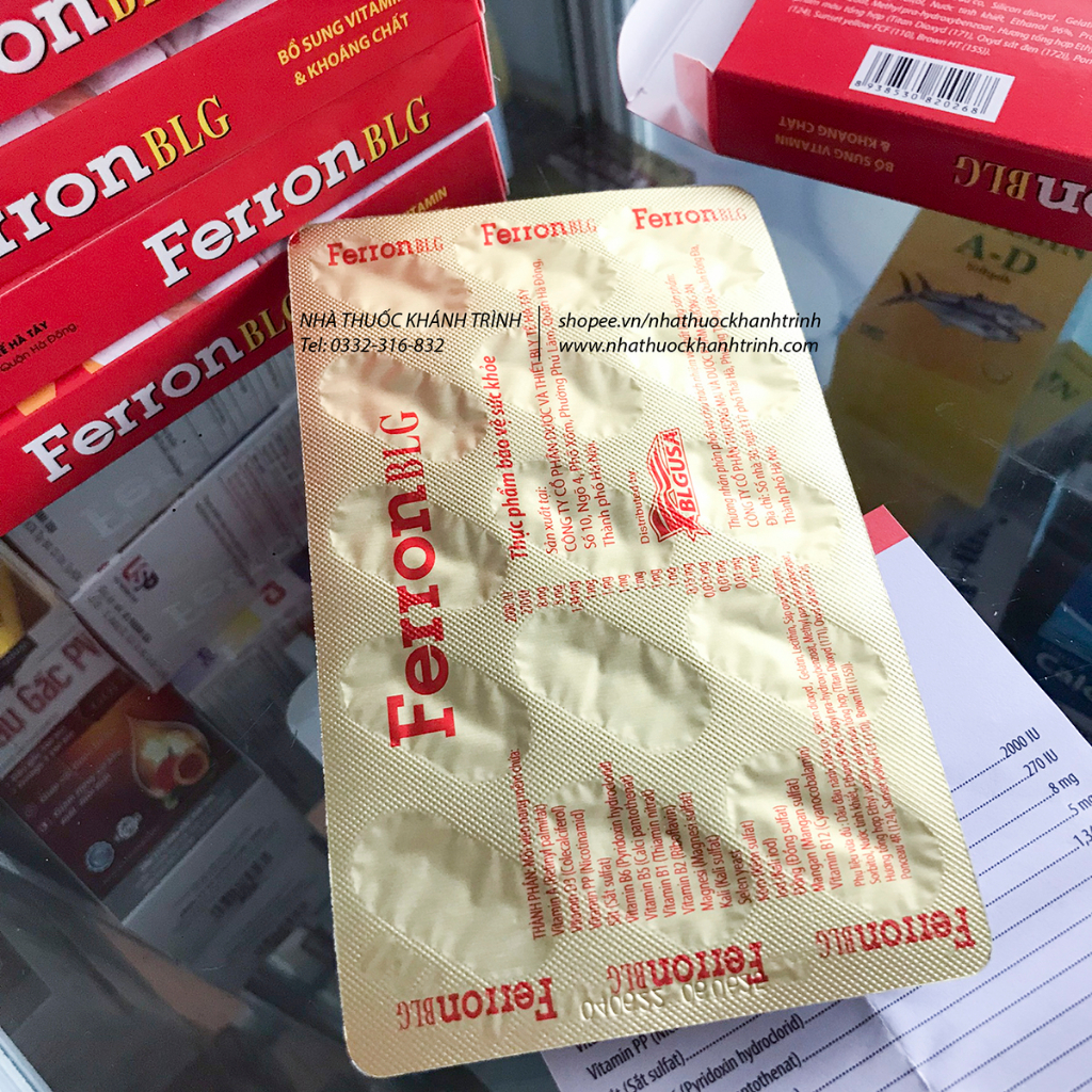 Viên uống bổ sung sắt cho bà bầu FERRON BLG
