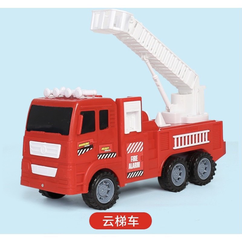 Xe Cứu Hoả Có Thang Gấp cỡ Lớn 26cm Cho Bé