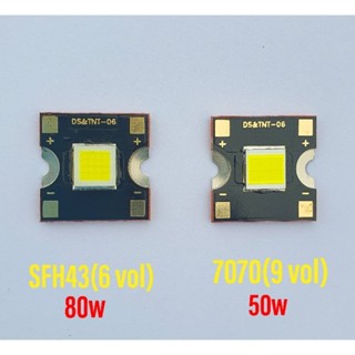 Led xịn 7070 6,9 nhân quang thông 5200/8200 lumen dùng nâng cấp cho chip led bi cầu,đèn xe,đèn pin