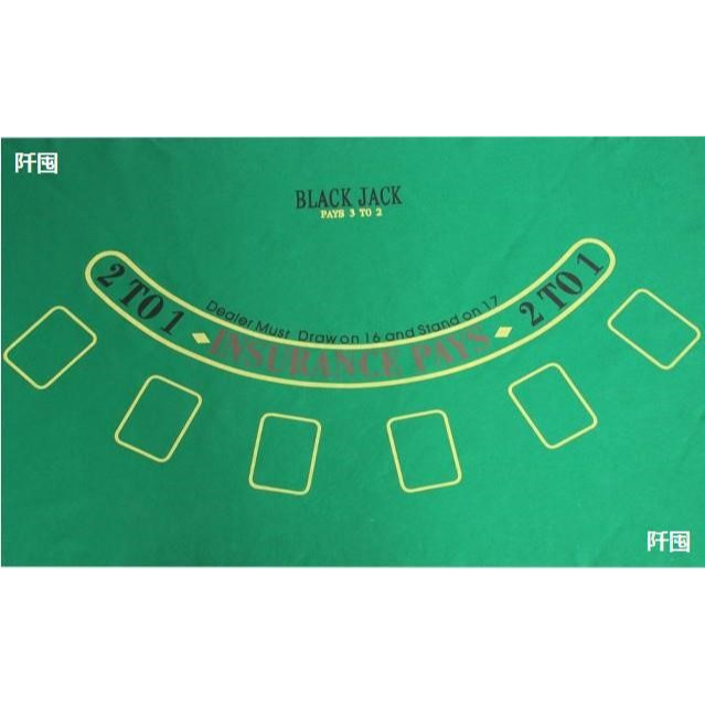 Khăn trải bàn chơi poker xì phé kích thước 60 x 90cm