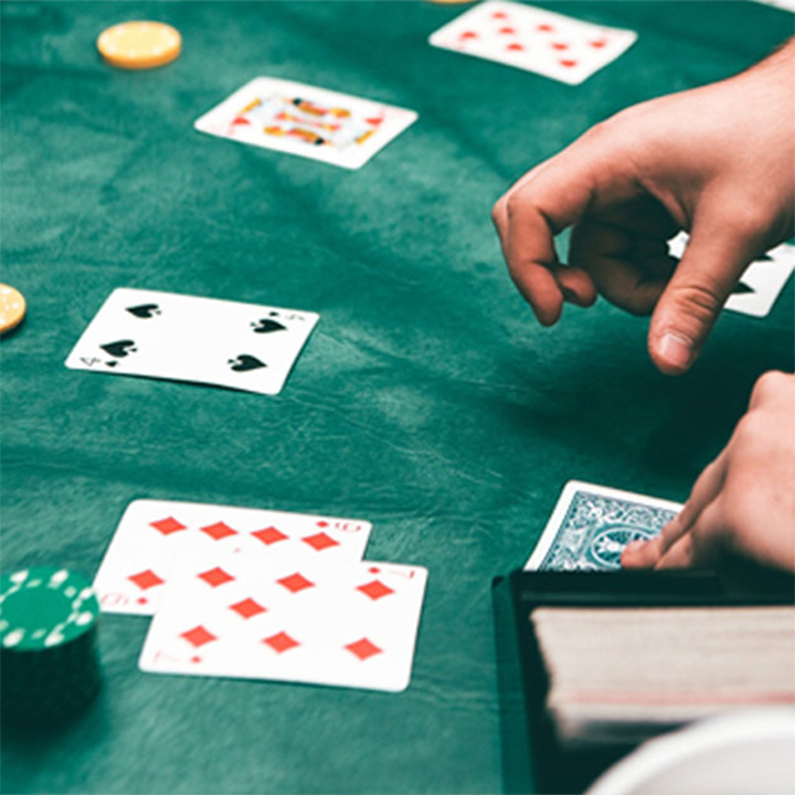 Khăn trải bàn chơi poker xì phé kích thước 60 x 90cm