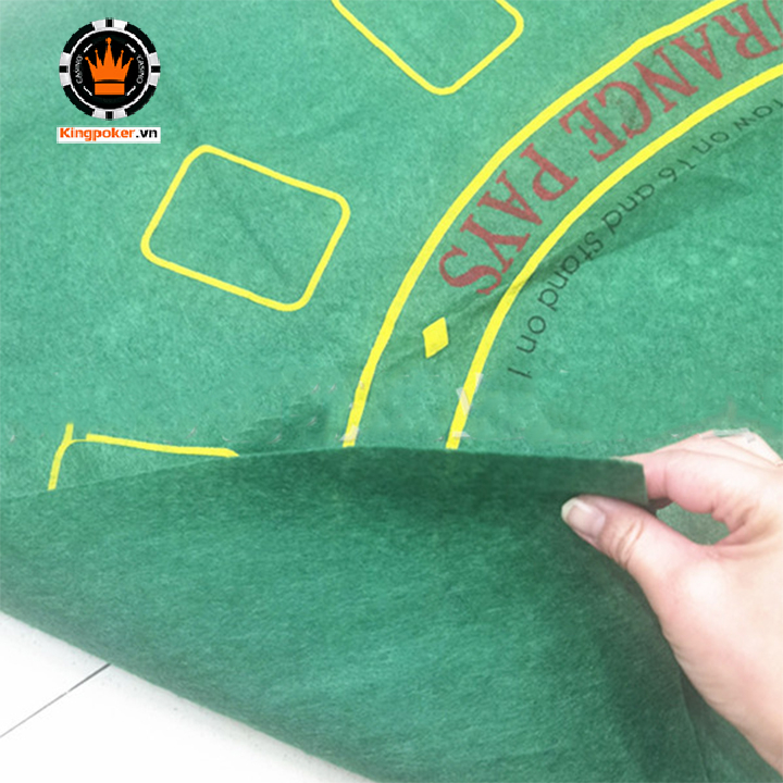 Khăn trải bàn chơi poker xì phé kích thước 60 x 90cm