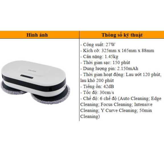 Robot chuyên lau nhà EveryBot Edge công suất 2200W, có điều khiển từ xa [Hàng Hàn]