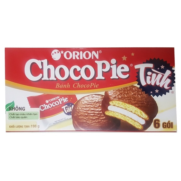Bánh Choco-pie hộp 198g (6 cái)