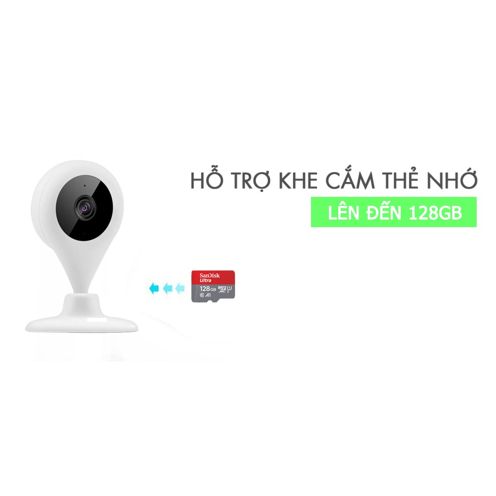 Camera IP WiFi Quan Sát Góc Rộng 180 độ AVATECH AVT-180, Độ phân giải 720P, Phát hiện chuyển động từ 7-10m
