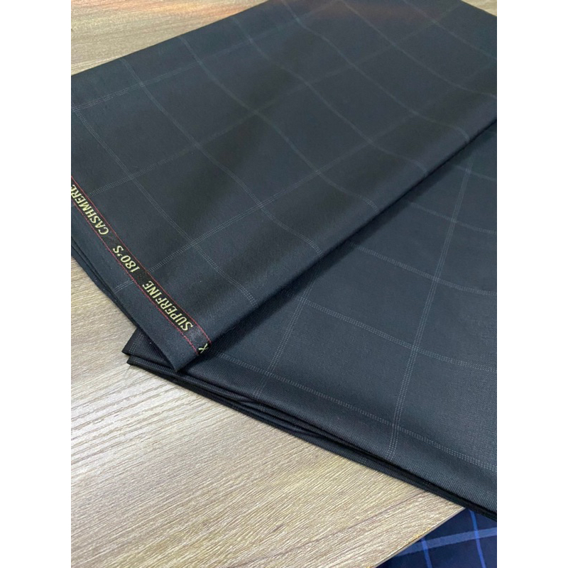 Vải Quần Tây Wool Caro Vest Co Dãn Nhẹ