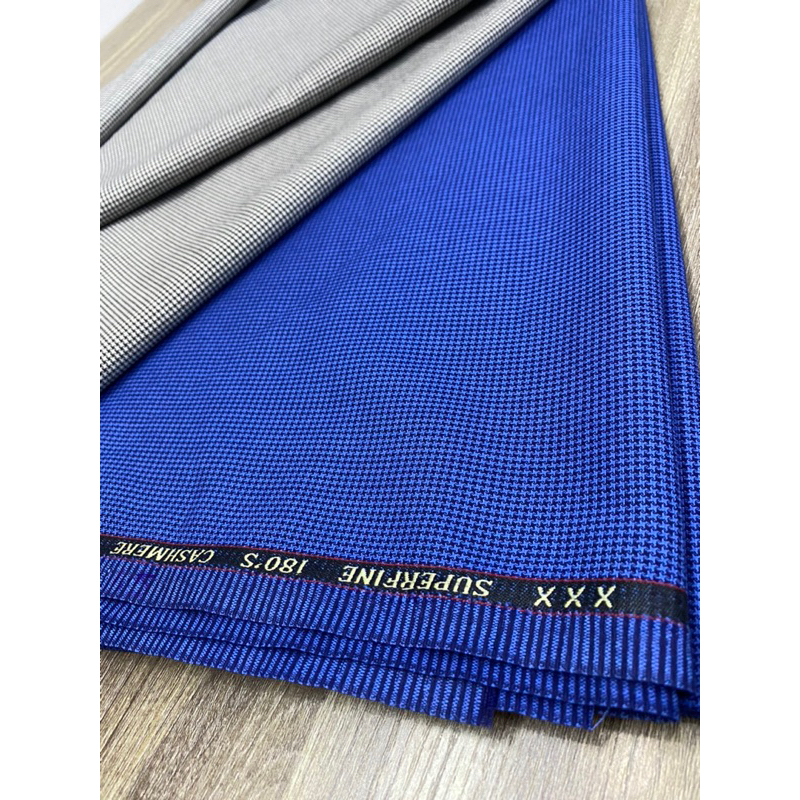 Vải Quần Tây Wool Caro Vest Co Dãn Nhẹ