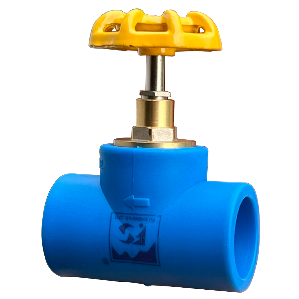 Van khóa cửa ppr 25 blue,nguyên liệu Hyosung Hàn Quốc,sản xuất tại Việt Nam