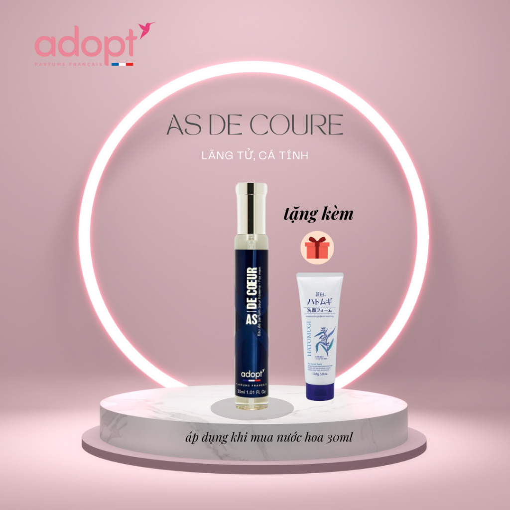 Nước Hoa Nam Adopt - As De Coure Bab boy Phiêu du - Gợi cảm, hút hồn lưu hương 12 tiếng