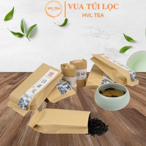 Túi nhôm giấy đựng trà nhiều kích thước, 50 túi/sp - HVL TEA