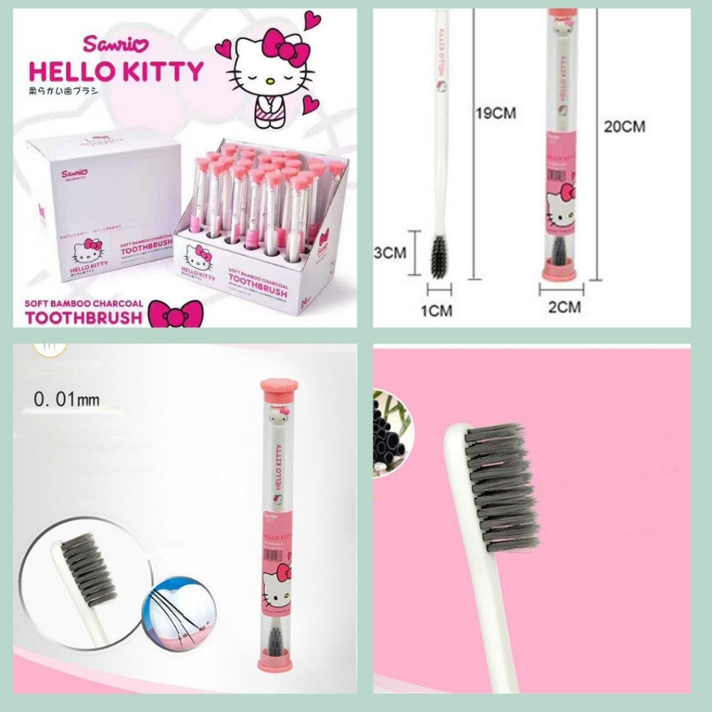 Đồ dùng nhà tắm Hello kitty cho bé gái bàn chải, nặn nhả kem, đánh răng, kệ đựng xà phòng màu hồng xinh xắn