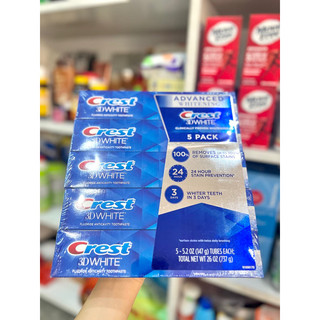 Date 11/2026 Kem đánh răng cao cấp Crest 3D White 147g Mỹ
