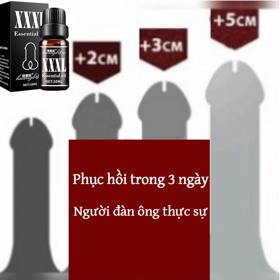 Tinh dầu tăng trưởng “cậu Bé” nhân đôi kích thước to , khổng lồ nhanh chóng dài 18cm_20cm tự tin khi yêu nàng 10ml