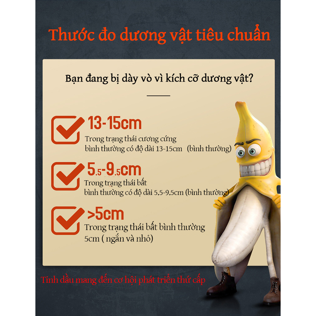 Tinh dầu tăng trưởng “cậu Bé” nhân đôi kích thước to , khổng lồ nhanh chóng dài 18cm_20cm tự tin khi yêu nàng 10ml