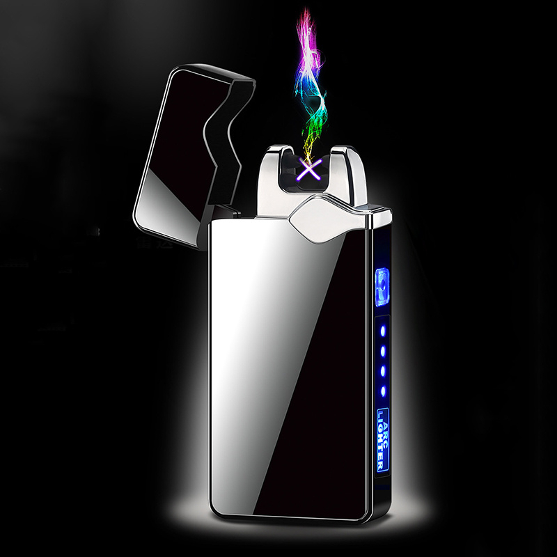 Quẹt điện plasma có đèn led hiển thị Pin J315. Sạc điện tiện lợi