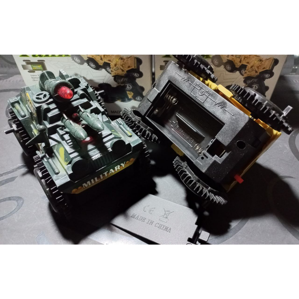 Xe Tăng Nhào Lộn, Xe Tăng Lật Cho Bé, Chạy 2 Pin AA  02045