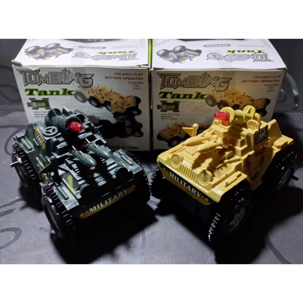 Xe Tăng Nhào Lộn, Xe Tăng Lật Cho Bé, Chạy 2 Pin AA  02045