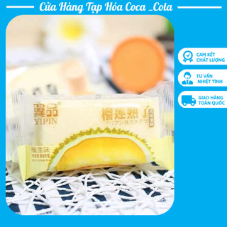Bánh bông lan yipin sầu riêng thùng 11 chiếc hương vị sầu riêng thơm ngon