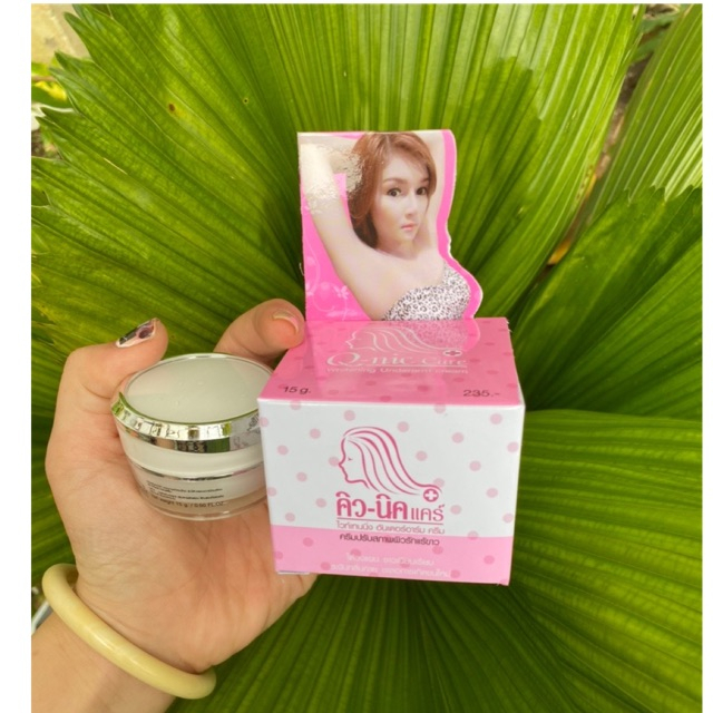 Kem Giảm Thâm Nách Q Nic, Kem Giảm Thâm Đầu Gối, mông, bikini Q-NIC CARE- 15Gr thái lan