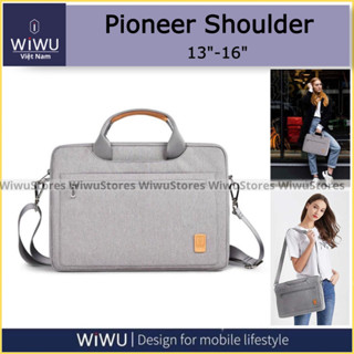 [CHỐNG SỐC & CHỐNG THẤM NƯỚC ]Túi xách Laptop Wiwu Pioneer Shoulder kèm dây đeo 13 - 14 inch , 15.6 - 16 inch