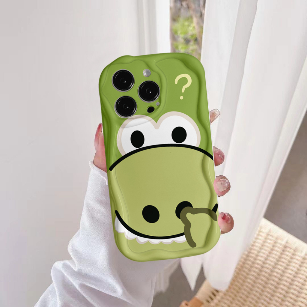 Ốp lưng iphone cạnh sóng crocodile bear 6/6splus/7/7plus/8/8plus/x/xs/11/12/13/14/pro/max/plus/promax - Awifi A1-5