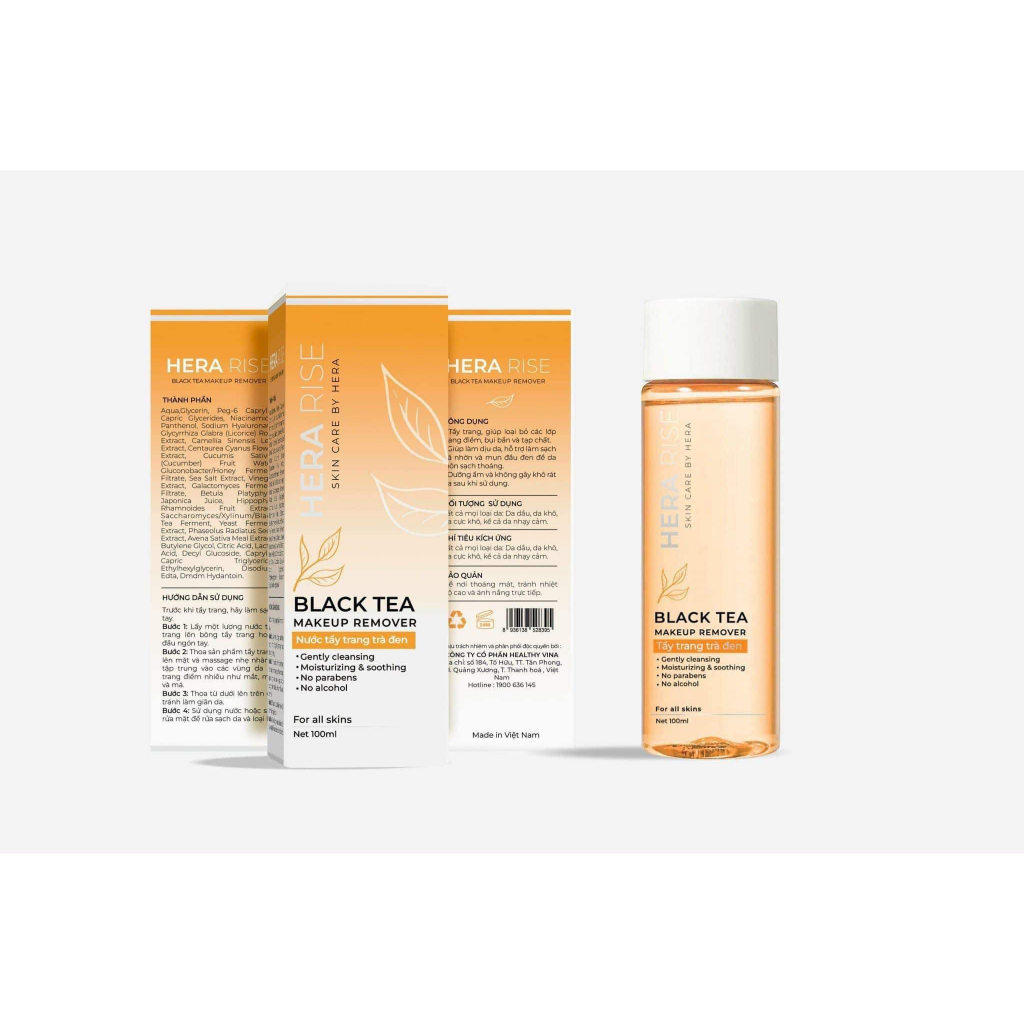 Tẩy trang Hera Rise giúp làm sạch da, giúp bước dưỡng da hiệu quả hơn