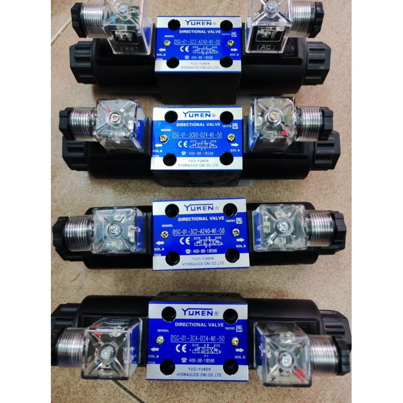 Van Thuỷ Lực Yuken size 01 DSG-01/3C2/3C3/3C4/3C6 điện áp 220V và 24V