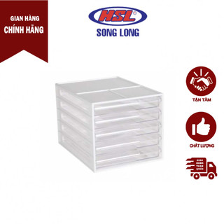 Tủ đựng tài liệu để bàn, đựng giấy A4, kệ tài liệu để bàn SongLongPlasticHD