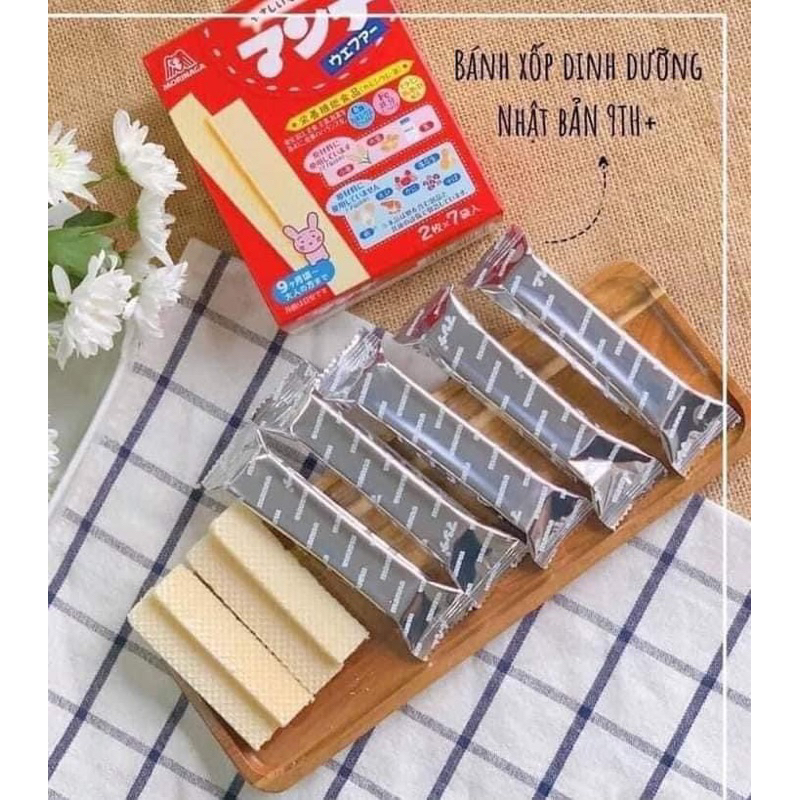 Bánh xốp Morinaga từ 9m