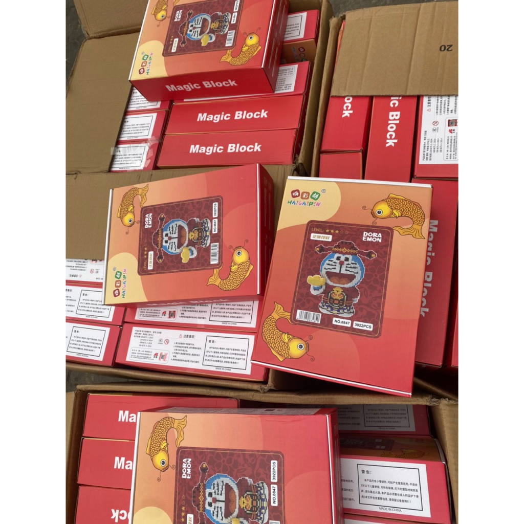 Mô hình lắp ráp doremon thần tài 41cm dễ thương mẫu HOT