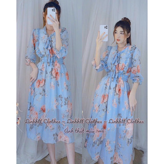 ĐẦM NƠ TIỂU THƯ voan lụa 2 lớp mềm mịn