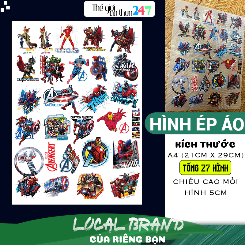 - Bộ siêu nhân Mini SN1 cho bé khổ A4