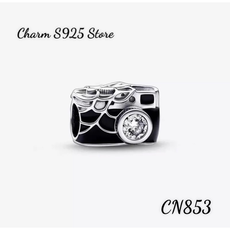 CHARM PAN ALE MÁY CHỤP HÌNH BẠC S925 THUẦN KHIẾT HÀNG CAO CẤP