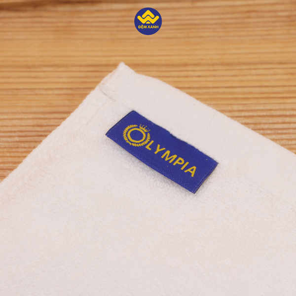 Khăn tắm, khăn gội đầu, khăn lau mặt Olympia Hotel màu trắng