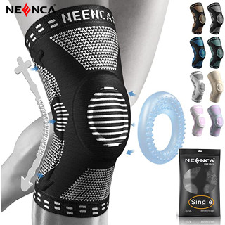 NEENCA 1pc Gối Miếng Đầu Gối Nén Tay Áo Hỗ Trợ Với Patella Gel Pad Và Bên Mùa Xuân Ổn Định Chạy Gối Miếng