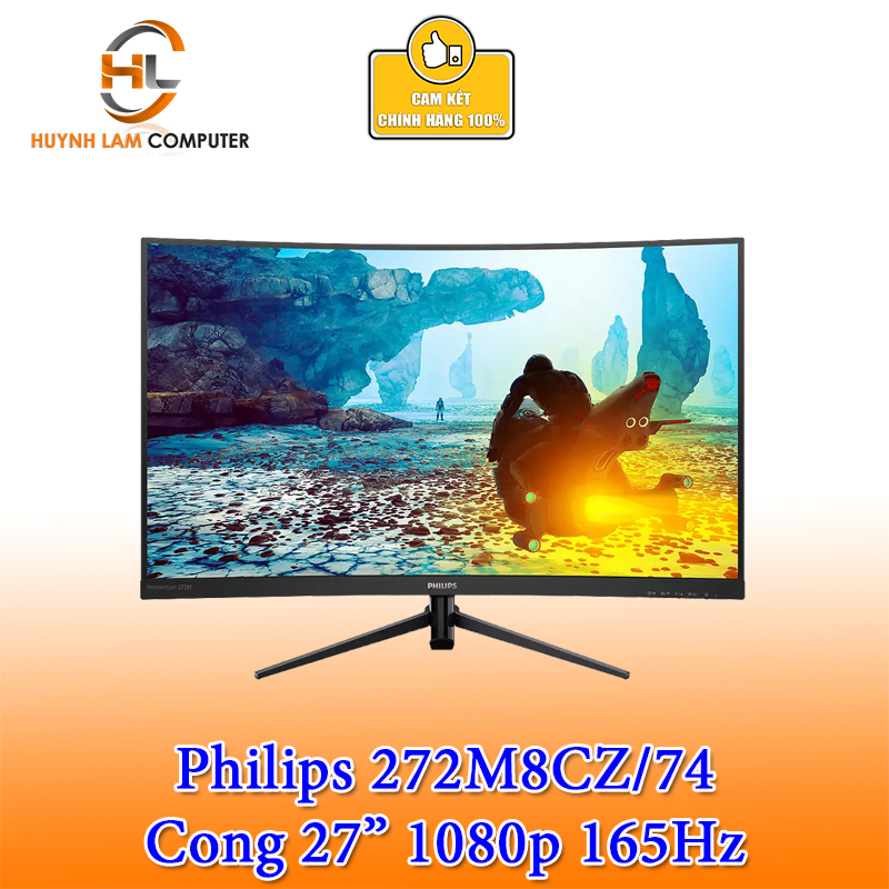 Màn hình Philips 272M8CZ/74 cong 27inch Gaming (27" VA FHD 165Hz, HDMI DisplayPort) - Chính hãng | BigBuy360 - bigbuy360.vn