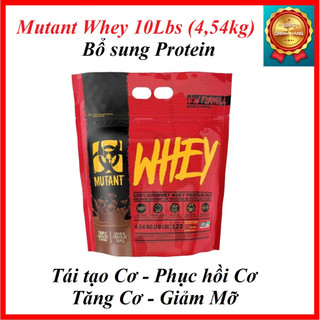 Mutant whey protein 10lbs - bổ sung protein, xây dựng cơ, phục hồi cơ, tăng cơ, giảm mỡ