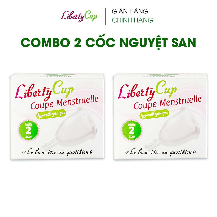 Combo 2 Cốc Nguyệt San Liberty Cup Size 1/ Size 2 (20ml/25ml)