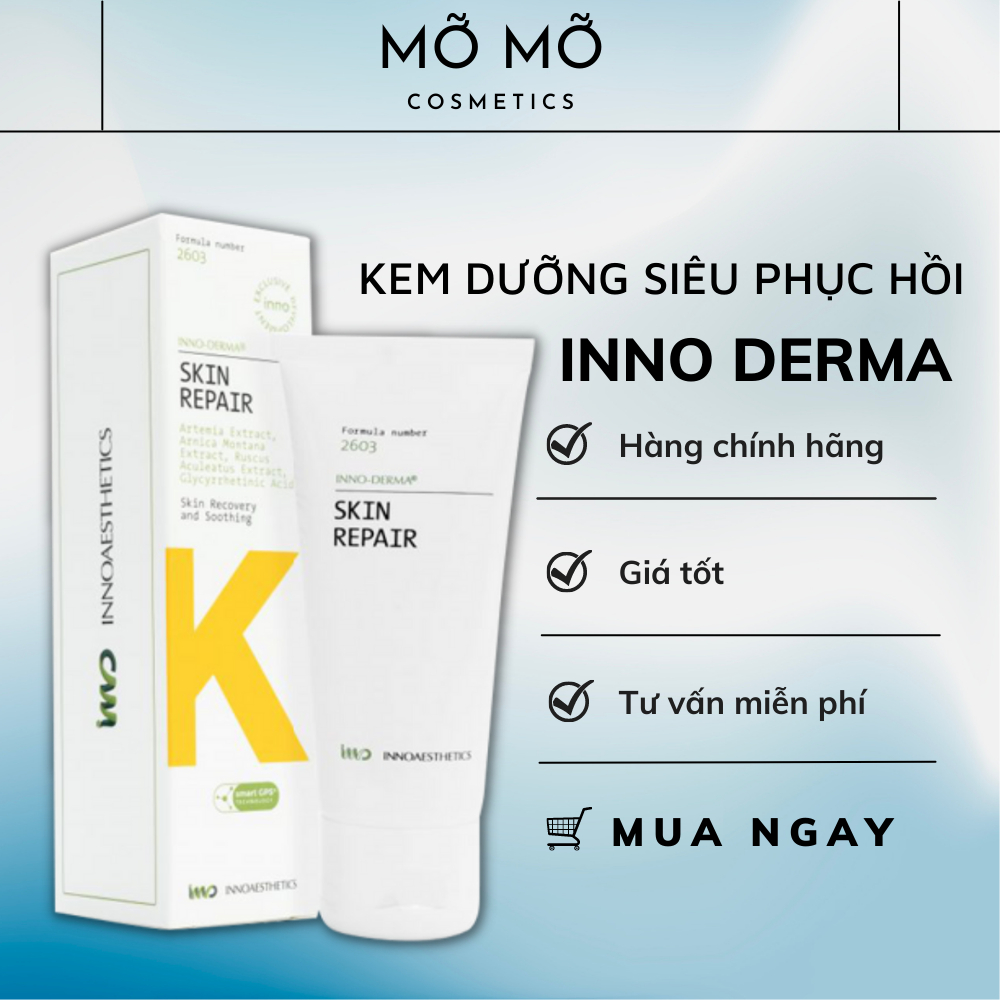 Kem Dưỡng Phục Hồi Da Khẩn Cấp Innoaesthetics Inno Derma Skin Repair 60g Chính Hãng - MỠ MỠ COSMETICS