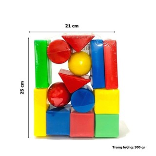 khối hình học cô và cháu