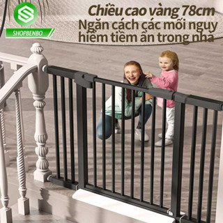 Rào chắn cầu thang hàng rào cửa an toàn cho bé cửa ngăn trẻ rào quây trẻ em